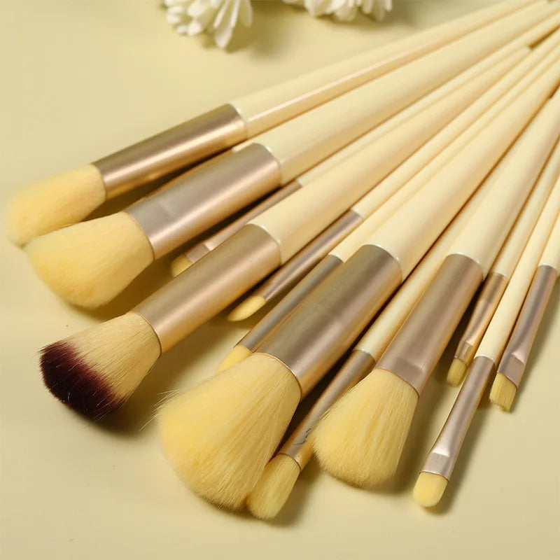 Kit Completo de 13 Pincéis para Maquiagem