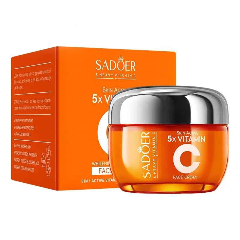 Creme Facial SADOER com 5x Vitamina C