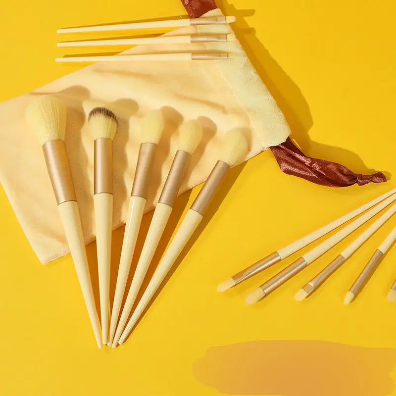 Kit Completo de 13 Pincéis para Maquiagem